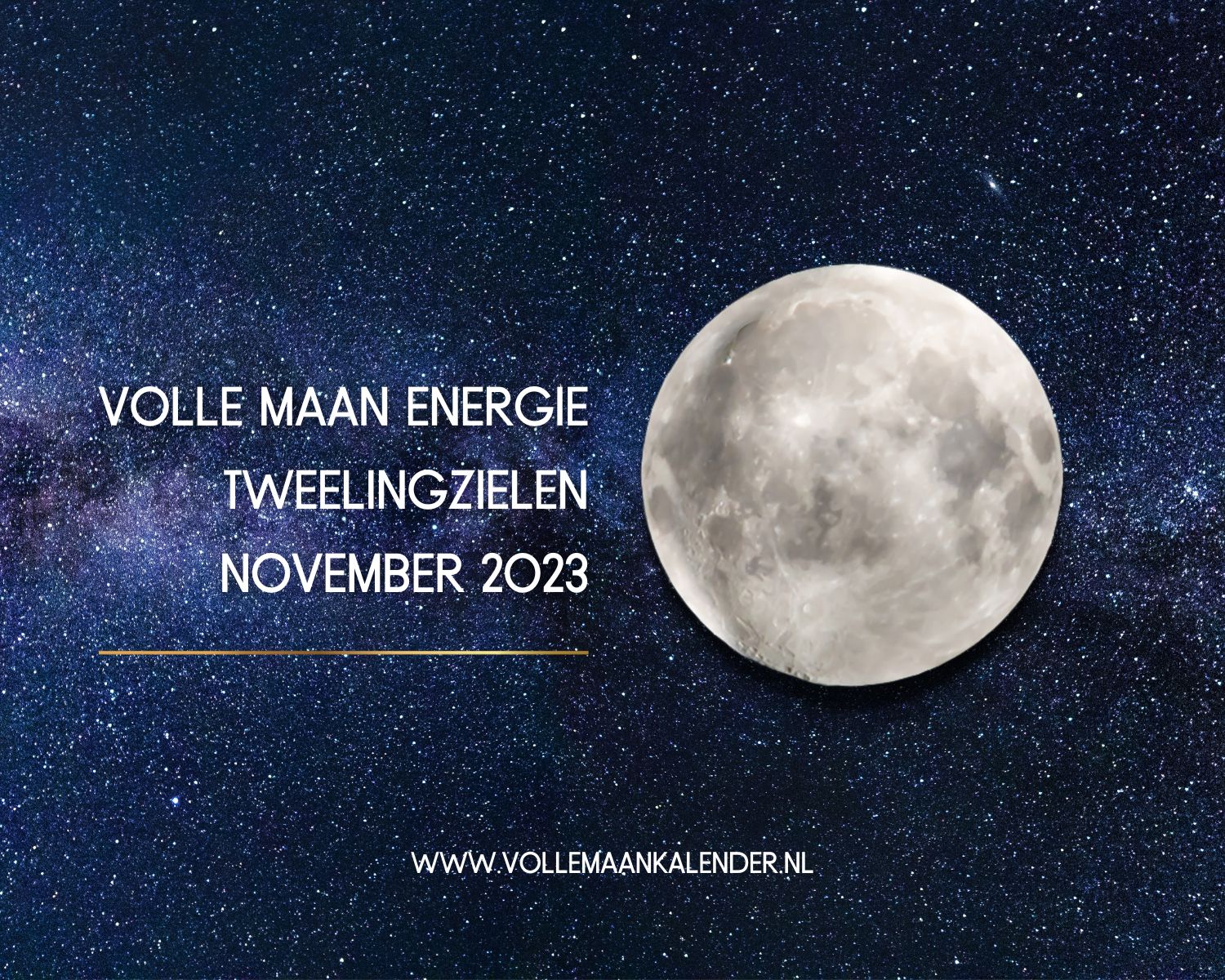 Volle maan in Tweelingen voor tweelingzielen (november 2023