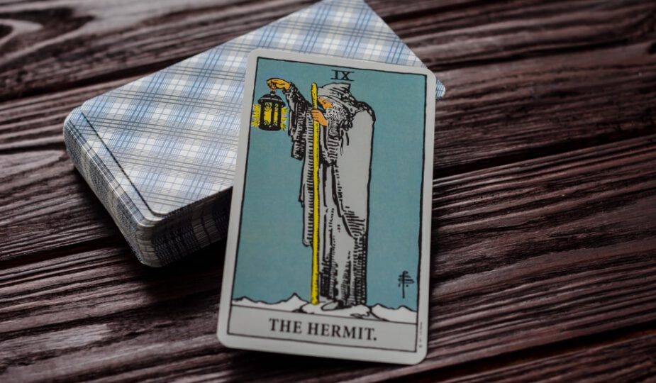 tarot kaart Kluizenaar