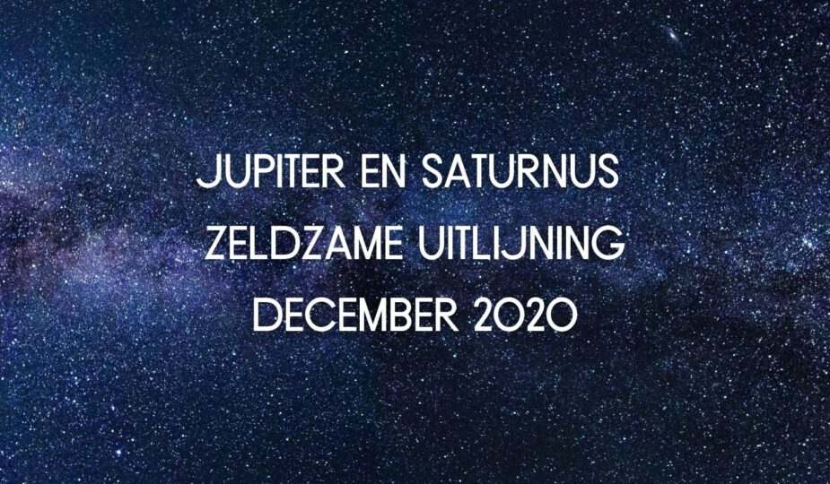 Jupiter en Saturnus ontmoeten elkaar tijdens zeldzame uitlijning in december 2020