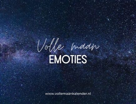 Volle maan en emoties: dit is hoe het zit
