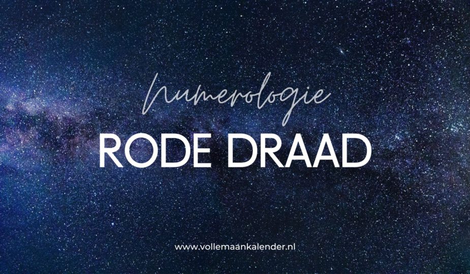Rode draad in numerologie: berekenen & uitleg