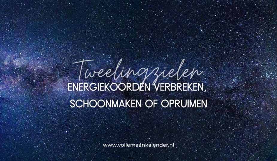 Tweelingzielen energiekoorden verbreken, schoonmaken of opruimen