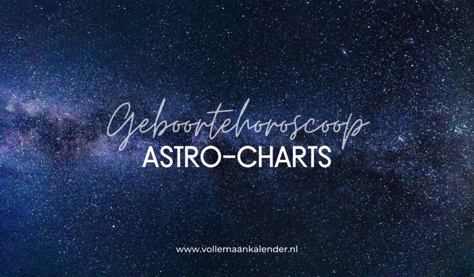 Maak je gratis geboortehoroscoop via Astro-Charts