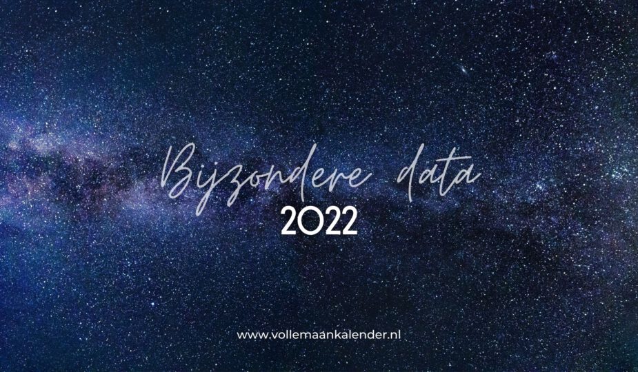 Bijzondere data in 2022