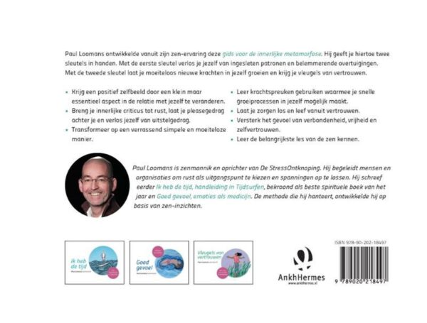 Stressontknoping - Vleugels van vertrouwen achterkant