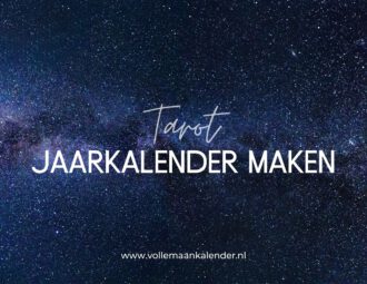 Maak je eigen tarot jaarlegging kalender
