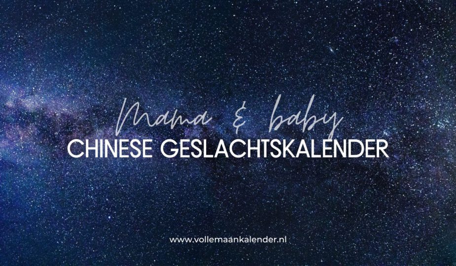 Chinese geslachtskalender