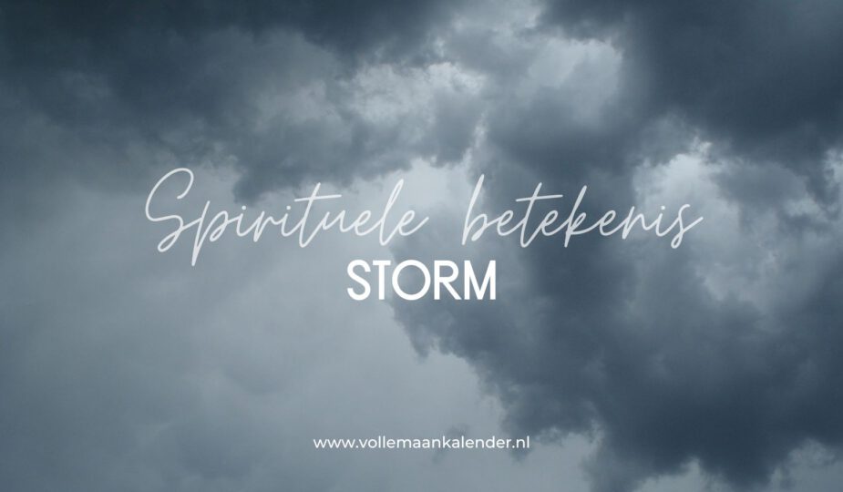 Spirituele betekenis storm