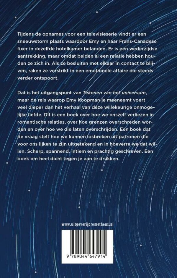 Tekenen van het universum - Verslag van een obsessie achterkant