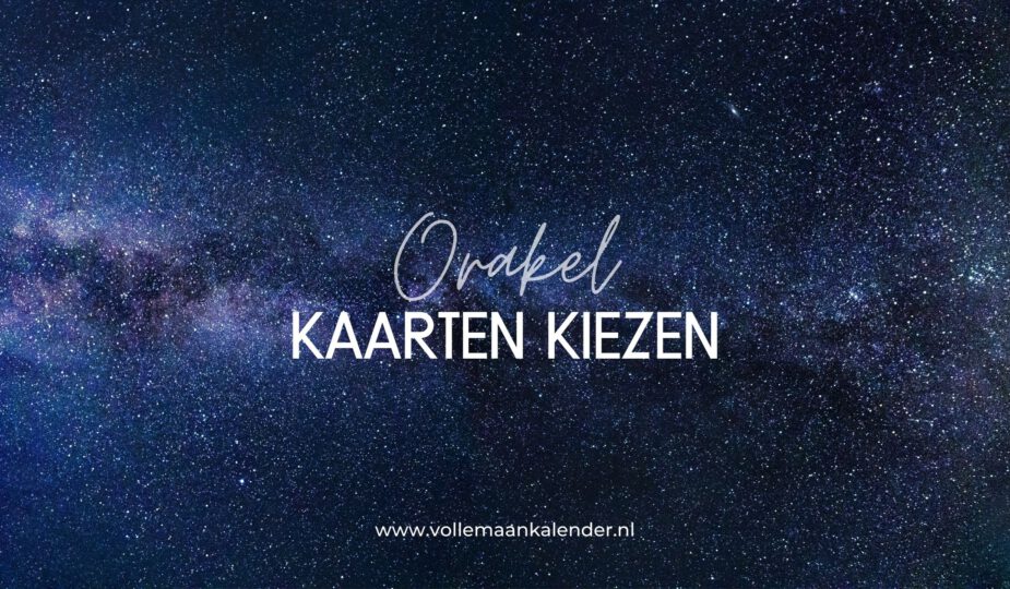 Orakelkaarten kiezen