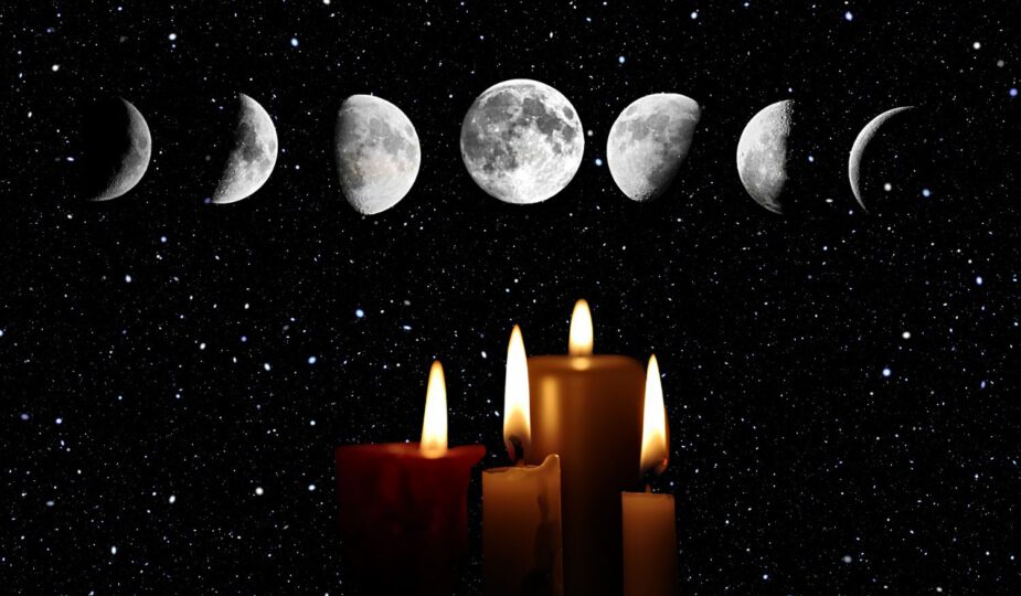 Kaarsenmagie en de maan