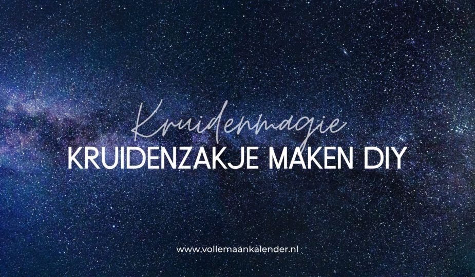 Kruidenzakje maken DIY - Kruidenmagie - VolleMaanKalender.nl