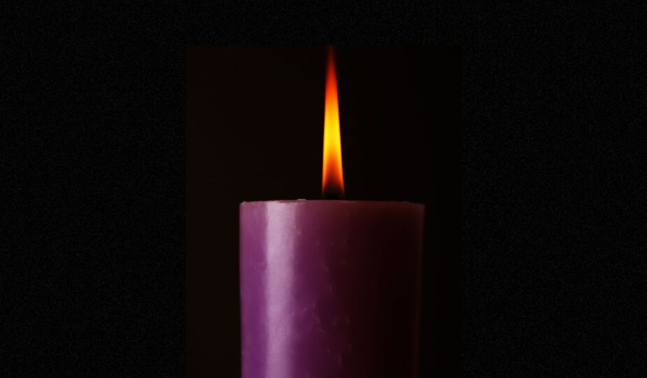 Spirituele betekenis paarse kaars