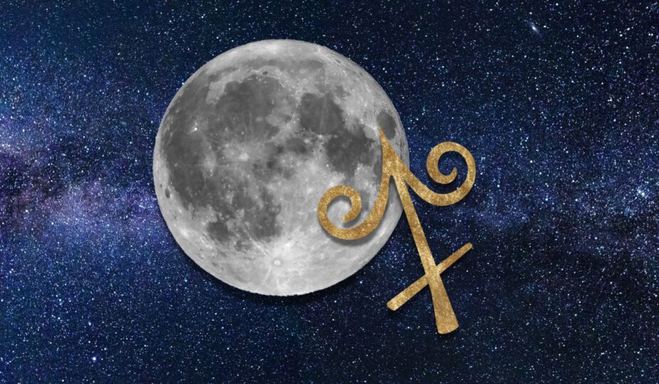 Volle maan in Boogschutter - VolleMaanKalender.nl