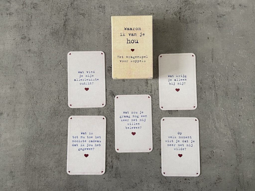 Review: Waarom ik van je hou - vragenspel voor koppels