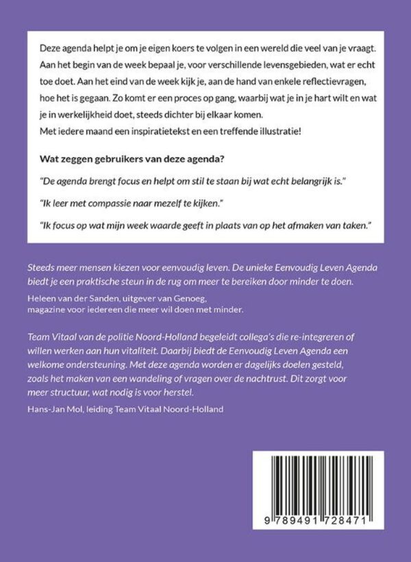 Eenvoudig Leven Agenda 2023