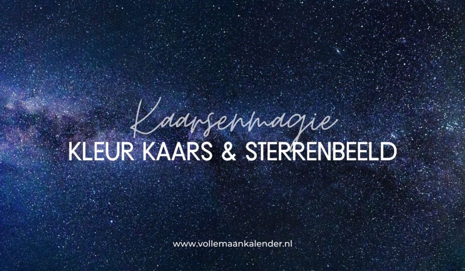 Kleur kaars voor jouw sterrenbeeld - welke kleur kaars hoort bij welk sterrenbeeld?