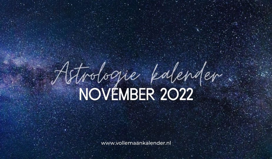 Astrologie kalender november 2022