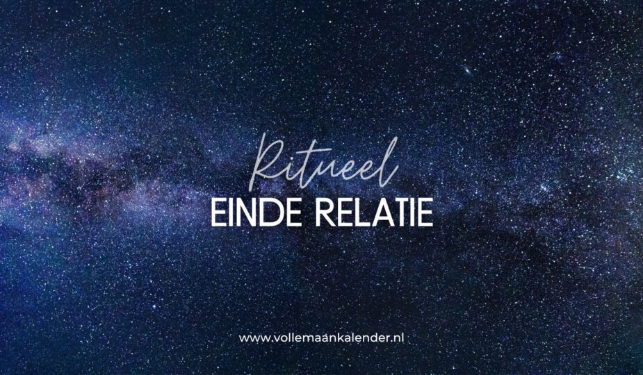 Ritueel voor het einde van een relatie
