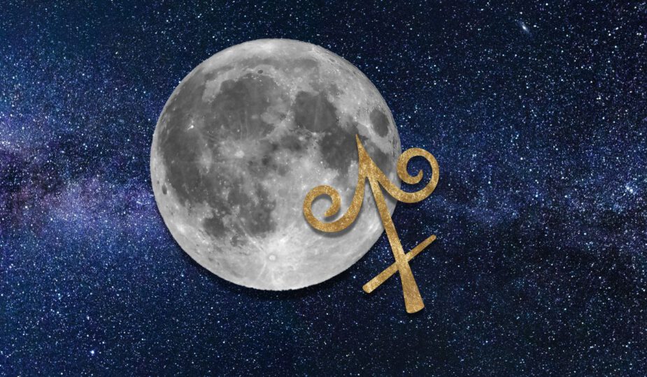 Volle maan in Boogschutter - VolleMaanKalender.nl