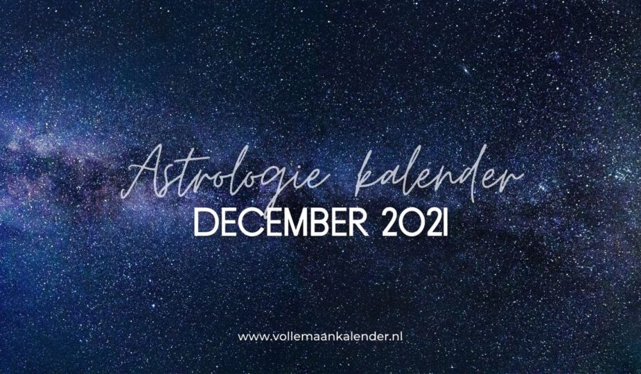 Astrologie kalender december 2021