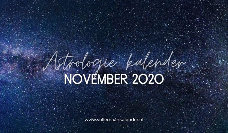 Astrologie kalender november 2020