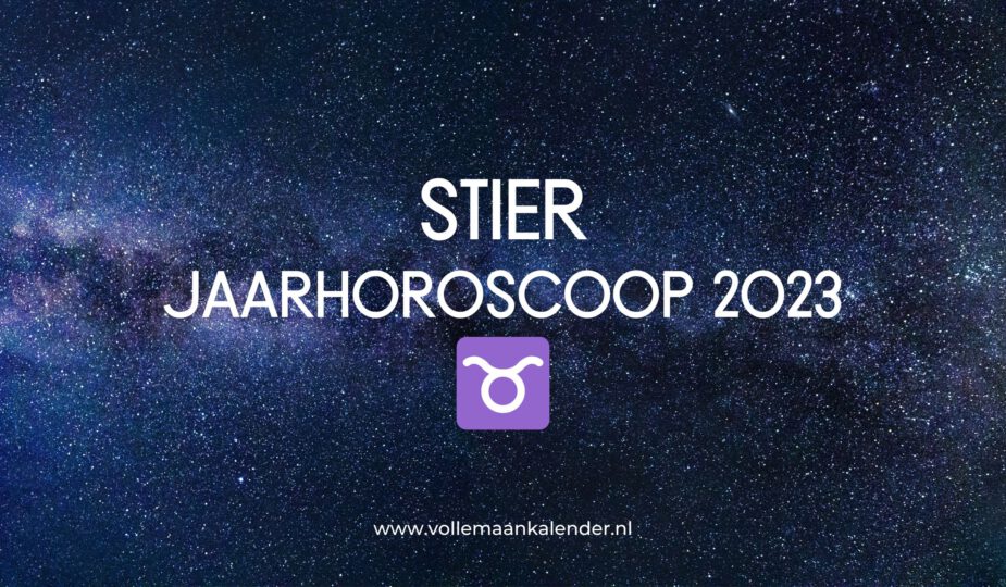 Jaarhoroscoop 2023 Stier