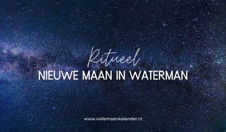 10 Rituelen voor de nieuwe maan in Waterman