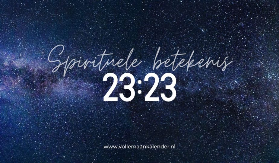 Spirituele betekenis 23:23 uur