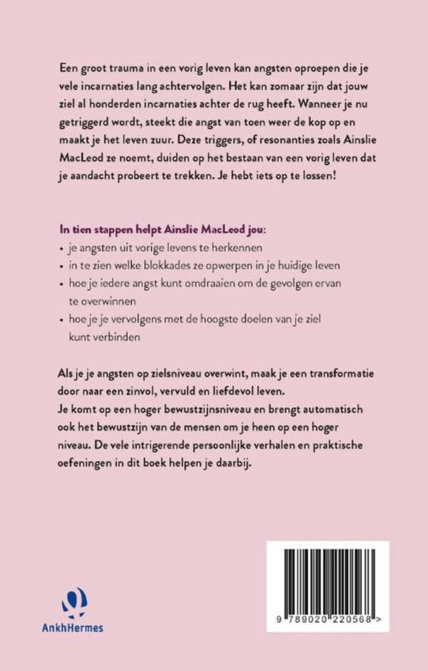 Overwin je angsten uit vorige levens achterkant