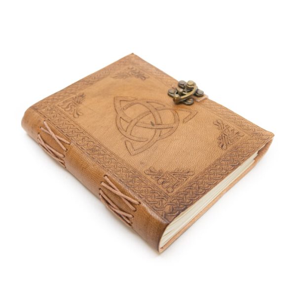 Spiritueel Notitieboekje Leer met Eindeloze Knoop (175 x 13 cm) -