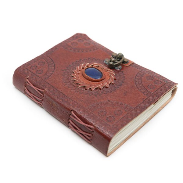 Spiritueel Notitieboekje Leer met Lapis Lazuli (175 x 13 cm) -