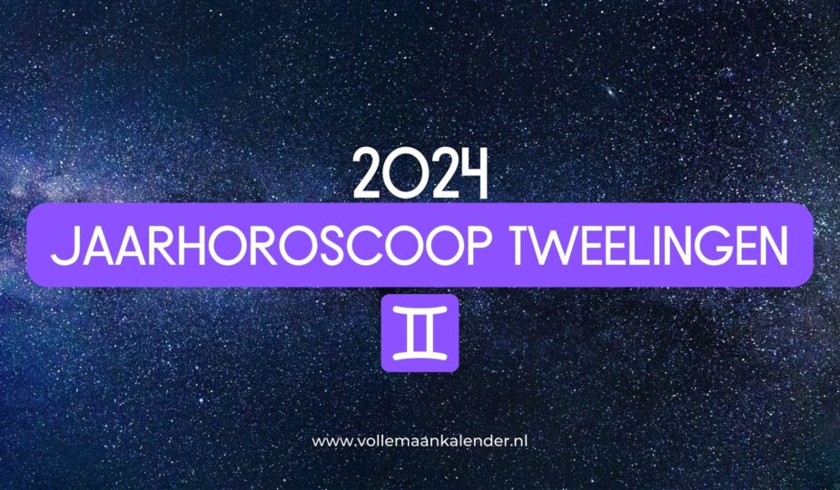 Jaarhoroscoop Tweelingen 2024