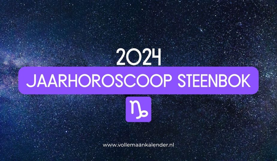 Steenbok Jaarhoroscoop 2024