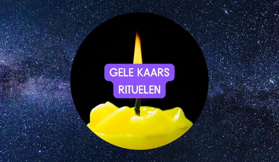 gele kaars rituelen (ideaal voor spreuken en magie)