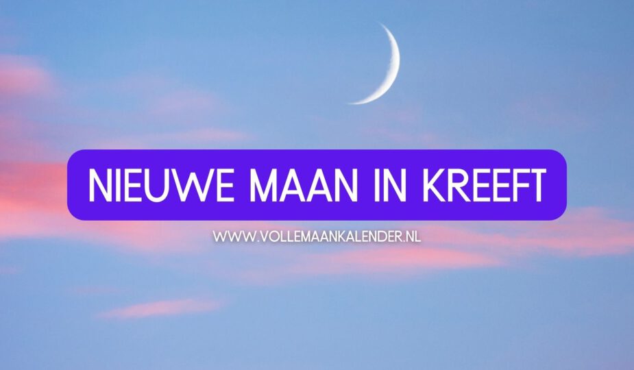 Nieuwe maan in Kreeft - VolleMaanKalender.nl