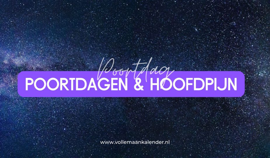 Hoofdpijn tijdens een poortdag: hierdoor ervaar je het