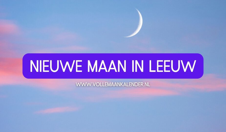 Nieuwe maan in Leeuw - VolleMaanKalender.nl