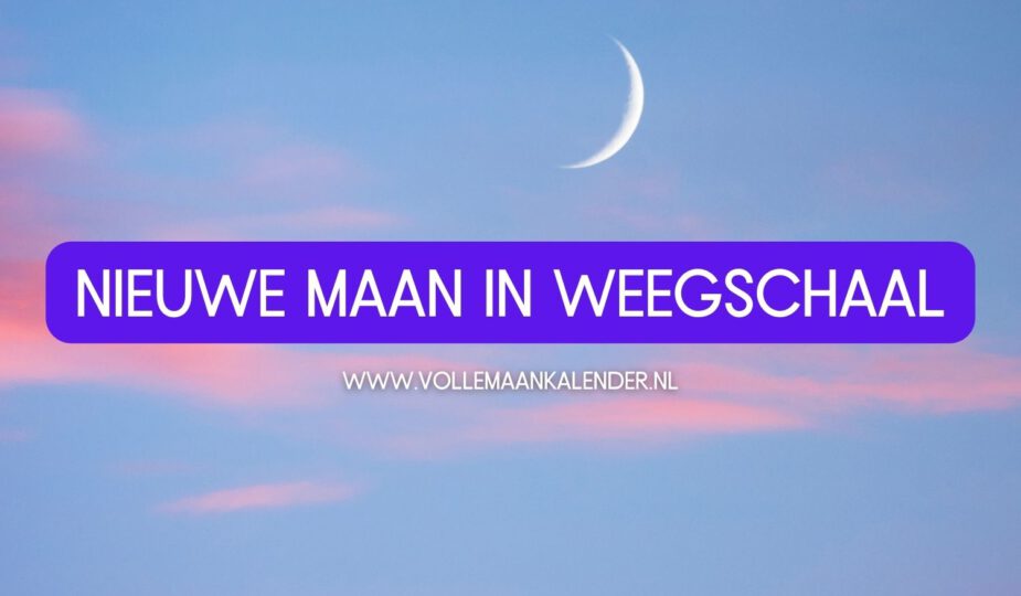 Nieuwe maan in Weegschaal oktober 2024: dit is de energie