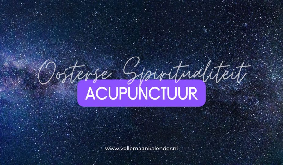 Wat is acupunctuur?