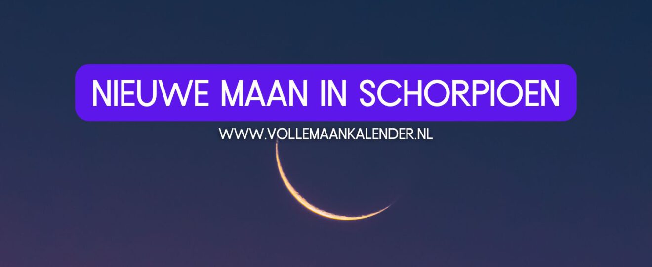 Nieuwe maan in Schorpioen - VolleMaanKalender.nl