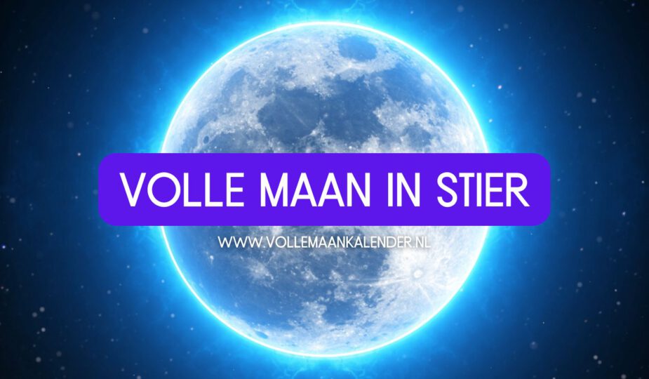 Volle maan in Stier - VolleMaanKalender.nl