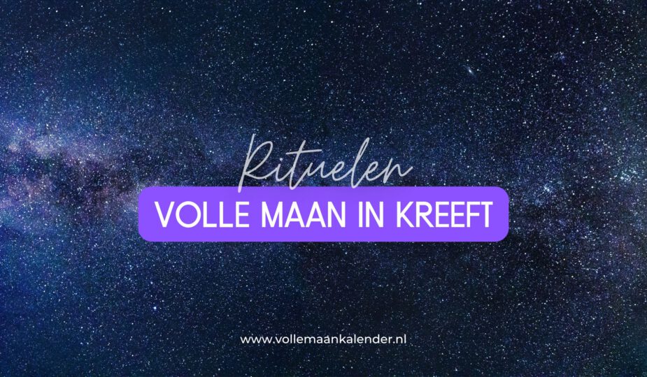 Volle maan in Kreeft rituelen
