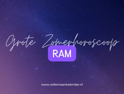De Grote Zomerhoroscoop voor Ram