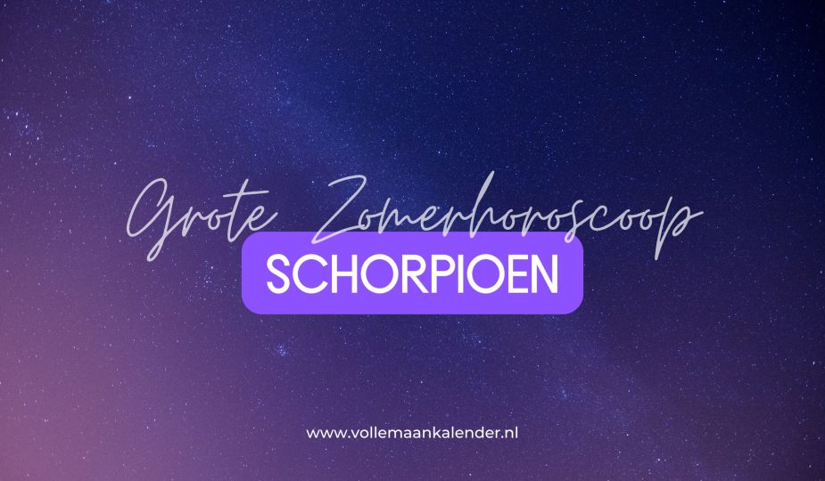 De Grote Zomerhoroscoop voor Schorpioen