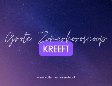 De Grote Zomerhoroscoop voor Kreeft