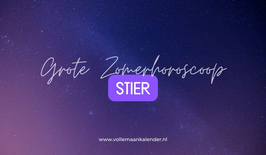 Zomerhoroscoop Stier