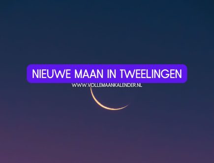 Nieuwe maan in Tweelingen mei 2025 - VolleMaanKalender.nl