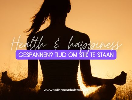 Onrust en gespannen? Het is tijd om even stil te staan