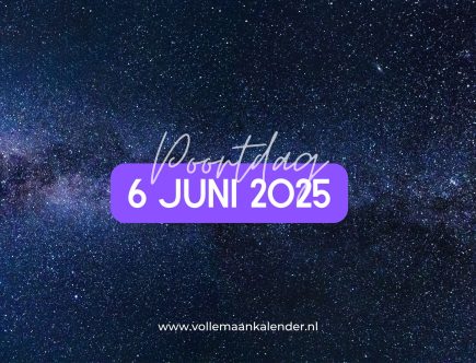 Poortdag 6 juni 2025 - VolleMaanKalender.nl